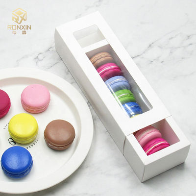 Cookie Pie Macaron Selection Box Kraft Paper long With Window