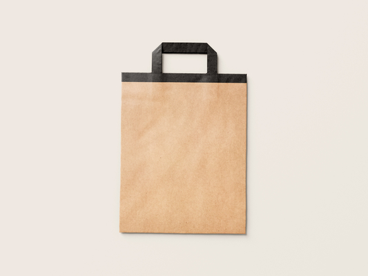200gsm Recyclable Printed Kraft Paper Shopping Bag With Handle
