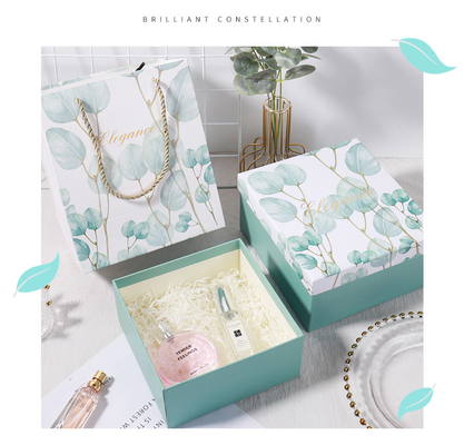 Art Paperboard Gift Boxes Lid And Based Shape With Printing Logo For gift package